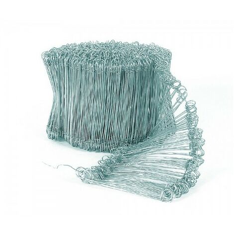 1000 LIENS A BOUCLES GALVA Ø 1 mm x 120 mm - EDMA