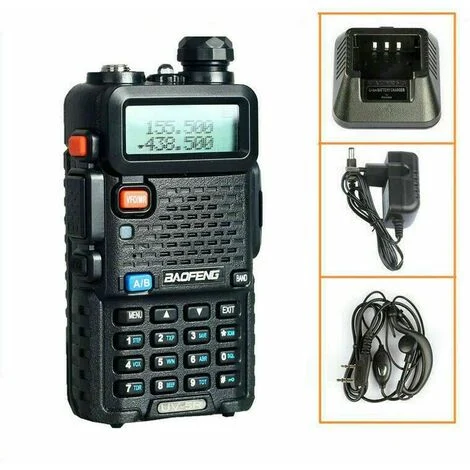 BAOFENG UV-5R TRANSCEIVER 5W VHF/UHF DUAL BAND RADIO 136-174 400-520 MHZ