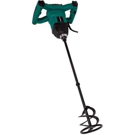 Mélangeur de peinture / ciment 1200W - démarrage en douceur, câble en caoutchouc, agitateur 120 x 600 mm inclus
