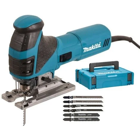 Scie sauteuse MAKITA 4351FCTJ 720W + 6 lames en coffret