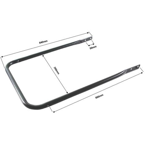 381006512/0 - Guidon inférieur pour tondeuse Castelgarden / GGP / STIGA