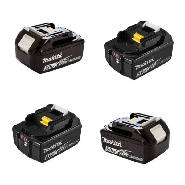 Lot de 4 batteries 18V Li-Ion LXT 5,0Ah pour outil sans fil - Makita BL1850BX4