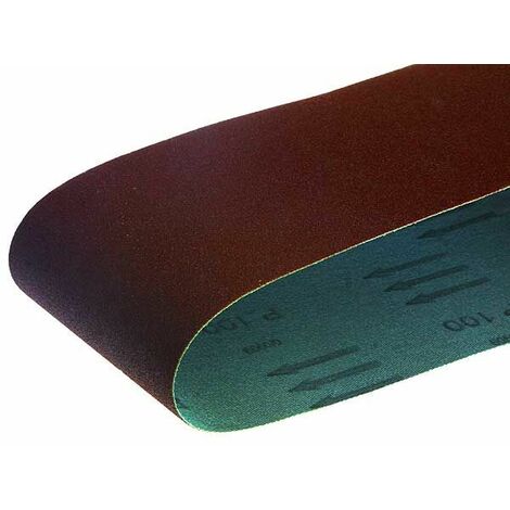 5 BANDES ABRASIVES MAKITA 100X610 MM GRAIN 40 POUR BOIS MÉTAL-P368870-40
