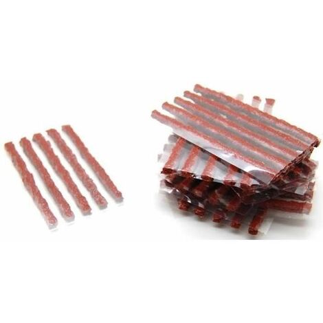 60 Mèches Pré Encollées Réparation Pneu Tubeless auto moto 4x4 quad