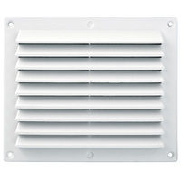 Grille ventilation PVC anti-pluie