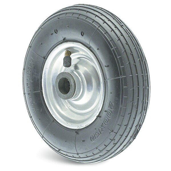 Roue gonflable jante tôle