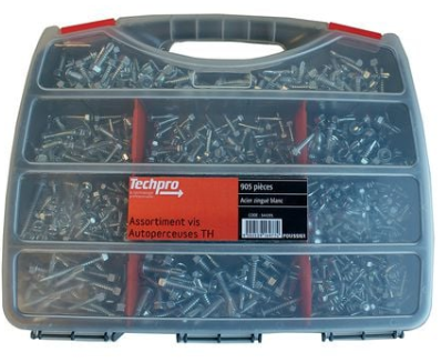 Coffret vis autoperceuses