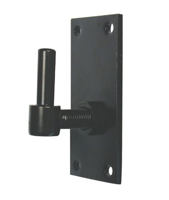 Gond sur platine réglable bout carré