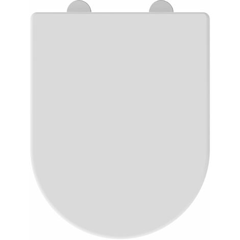 Abattant WC à fermeture progressive et déclipsable KOBEO - Forme D-shape