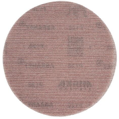 Abranet diamètre 150 mm Grip grain 120, couleur marron/blanc, boite de 50 - MIRKA ABRASIF Sarl