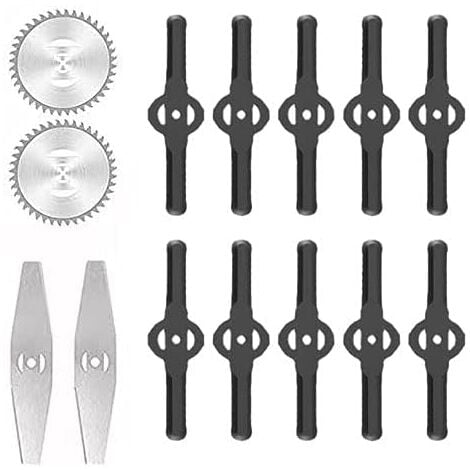 Accessoires pour tondeuses à gazon Lames de désherbeur électrique Lames de scie Manche télescopique léger pour la coupe du gazon, l'entretien de l'allée et du jardin