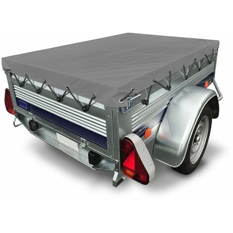 Bâche plate pour remorque Gris 160 x 120