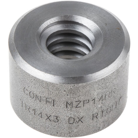 Bague écrou RS PRO, axe de 14mm ( Prix pour 1 )