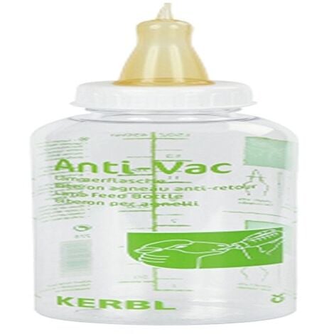 BIBERON AGNEAU ANTI RETOUR,BIBERON AGNEAU ANTI-RETOUR ANTI-VAC - A05128 KERBL