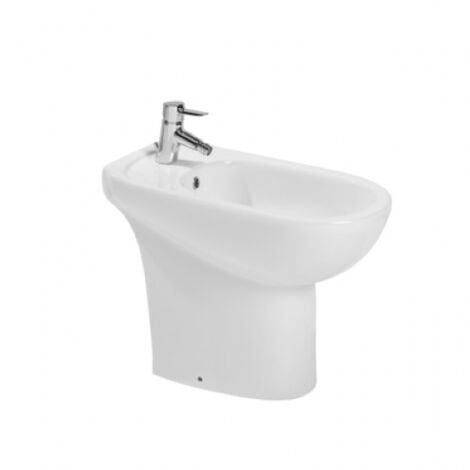 Bidet céramique traditionnelle Gamme PRO SANINDUSA a poser au sol Proget Confort couleur blanc