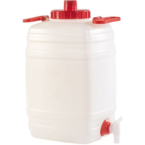 Bidon pour aliments avec robinet en polyéthylène - 25 Lt