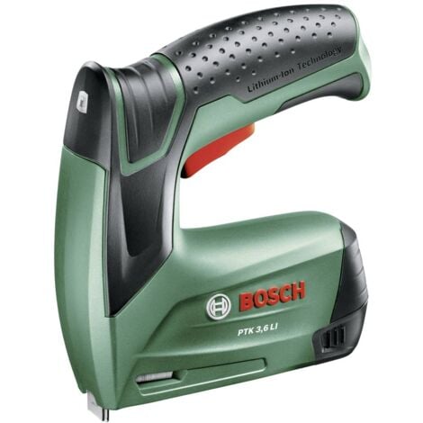 Bosch Home and Garden PTK 0603968203 Agrafeuse sans fil + batterie, + chargeur