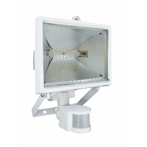 BRILLIANT Projecteur à fixer à détection R7S, 118 mm Tanko extérieur max 400W blanc BRILLI