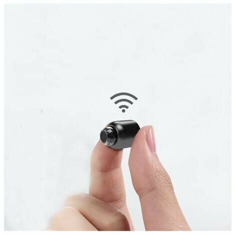 Caméra Cachée sans Fil, 1920x1080P Mini Caméra WiFi Grand Angle 140°, Nanny Cam pour Caméra Espion de Sécurité à Domicile avec Détection de Mouvement, Enregistrement D'Alarme(343440mm)