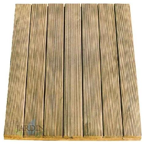 Carrelage en bois droit 100x100 cm et 36mm