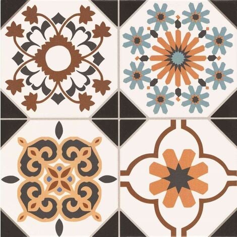 Carrelage mur et sol imitation ciment 33.3x33.3 cm OCTO DECO - 1m²