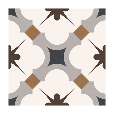 Carrelage style ancien ciment GABARDINE GRIS 16.5x16.5 cm - 0.55m²