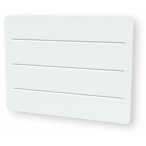 Radiateur à inertie CARRERA - 2000W - Horizontal et plat - Blanc