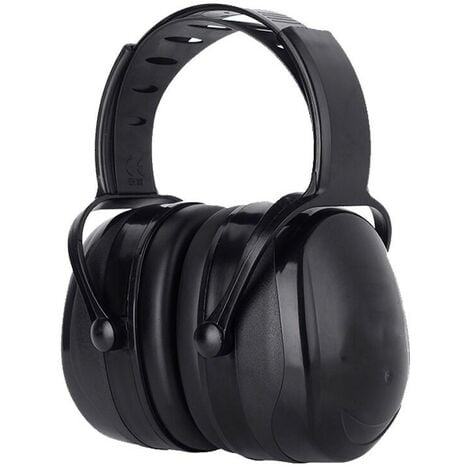 Casque Anti Bruit Adulte Réglable Confortable, avec Une Atténuation de SNR 38dB, pour Milieu Bruyant ou Stressant-Noir