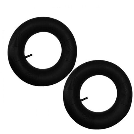 Chambre air 2 pièces 4.80/4.00-8 avec valve droite,pour brouette, poussette,diable,tondeuse gazon,souffleuse neige,gnrateur et plus,Tube de Remplacement