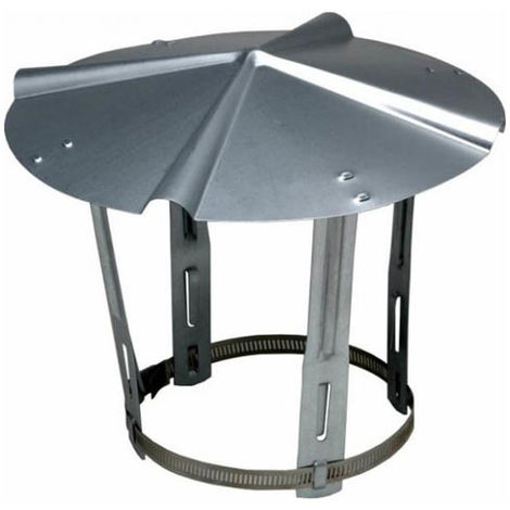 Chapeau de toit galva Ø139