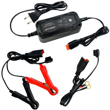 Chargeur de batterie moto - maintien de charge 6V / 12V