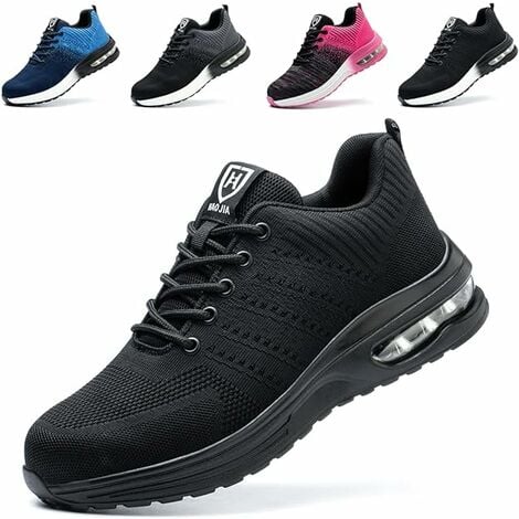 Chaussures de Sécurité, Hommes Femmes Legere Confortable Antidérapant Basket securite(Size : 40 EU)