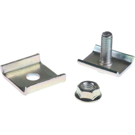 Chemin de câbles en fil et d'accessoires RS PRO en Acier électrogalvanisé, 22 mm Width, 15mm Depth ( Prix pour Sachet de 50 )