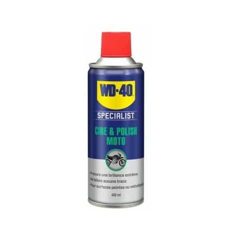 Cire et Polish Moto WD-40 SPECIALIST, Aérosol 400 ml pour Polissage