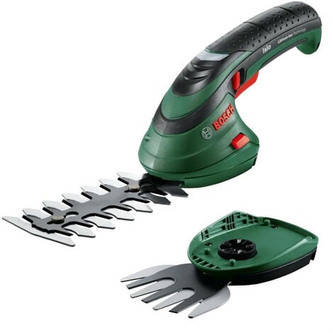 Cisailles - BOSCH - ISIO 3,6V avec set de 2 lames - Sculptez vos arbustes et haies facilement