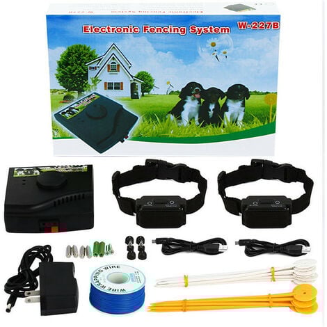 Cloture Electrique pour Chien Collier Anti Fugue avec colliers