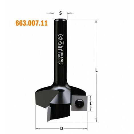 CMT : Fraise a surfacer 34,9 mm - queue 8 mm