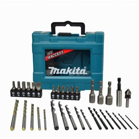 Coffret 34 accessoires perçage-vissage Maccess MAKITA - D-36980
