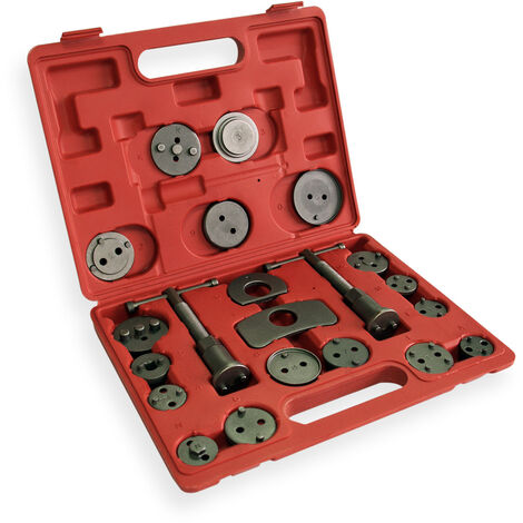 Coffret Repousse-piston de frein Set 21 pièces Outil Auto Garage Étrier de frein