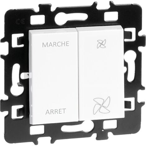 Commande de VMC 2 vitesses - ESPRIT Avec interrupteur marche/arrêt