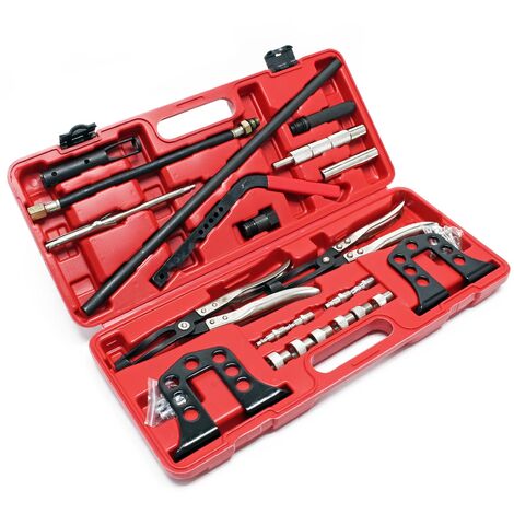 Compresseur de ressort de soupape Coffret de 25 pièces Démontage joint de queue de soupape Auto