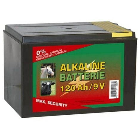 Corral Pile Alcaline 9V 120Ah petit boîtier