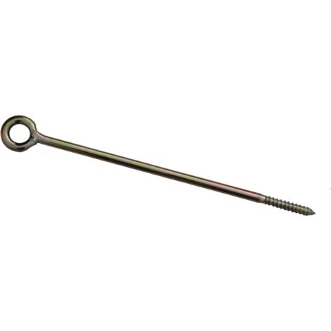 Crochet d'ancrage ou piton diamètre 12mm 350 - Lot de 10 pièces Acier 350mm