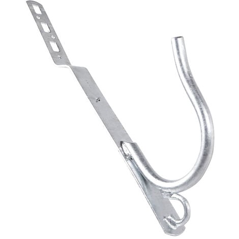 Crochets cambrés 25mm monuments historiques - Ardoise - 5 pièces - MLFSEMHCA25/02