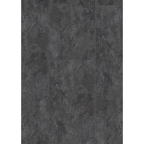 Dalles de sol PVC adhésives -Boite de 12 dalles vinyle auto-adhésive - 2,22 m² - Senso Natural 609x305 Night Slate - Gerflor