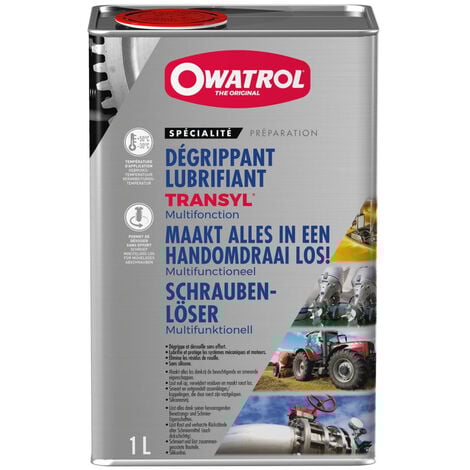 Dégrippant et lubrifiant multifonction Owatrol TRANSYL  5 litres