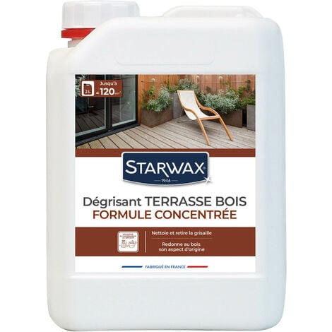 Dégrisant concentré pour terrasse en bois 2L STARWAX