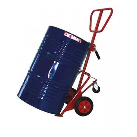 Diable universel pour fûts 220 litres - Roues caoutchouc - 840005688