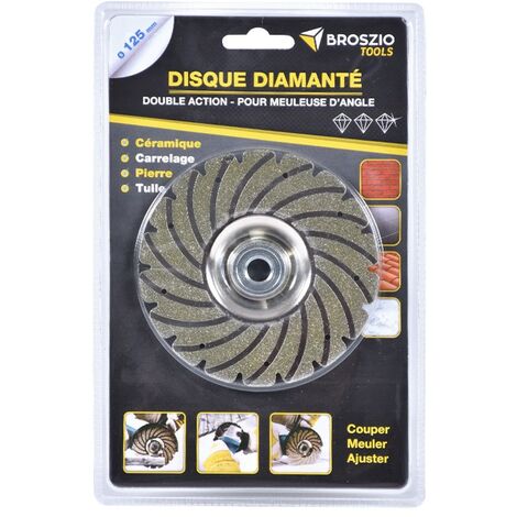 Disque diamanté double action 125 mm