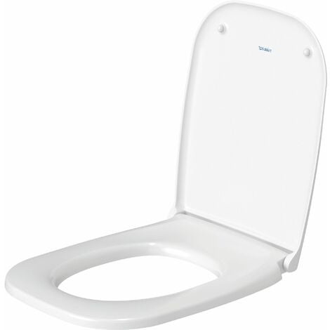 Duravit D-Code Abattant WC Blanc, frein de chute 359x442x50 mm - 0067390000